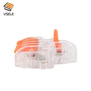 Conector de cable eléctrico SPL 222415, 1 en 4, para AWG