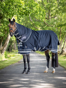 Durable Lightweight Horse Stable <b>Sheet</b> Winter Rug Standard Neck Design with Two Leg Straps Portable Equestrian Blanket for Cold - Product Image 5