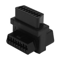 OBDII 16-Pin Type B One-to-Two Extension Cable Plug Adapter for Engine Interface