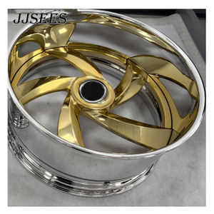 JJSEES Jantes forgées deux ou trois pièces, très demandées, 20 22 24 26 28 pouces, pour camion, 5X114..3 5X112 pour Impala SS Cutlass <span class=keywords><strong>Vert</strong></span> - Product Image 3