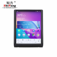 Lecteur vidéo multimédia 12.1 pouces avec écran autoradio GPS 4G LTE Android 13 Média de navigation pour Toyota LC71 LC76 LC78 LC79