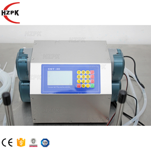 HZPK小型自動4ヘッド液体ポンプ充填機コンベア200 mlボトル用 - Product Image 2