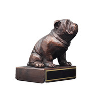 WeiVista - Placa de Identificación Personalizada de Alta Calidad, Trofeo de Bulldog de Resina, Fábrica Mayorista