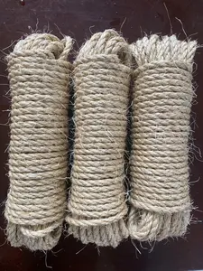 RIOOP <span class=keywords><strong>Corde</strong></span> de <span class=keywords><strong>chanvre</strong></span> naturel de haute qualité 5-60mm en vrac Sisal de jute pour artisanat et emballage décoratif directement de l'usine - Product Image 5