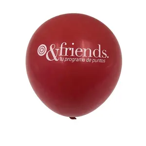 Personalizado colorido impreso personalizado logotipo personalizado globos de fiesta