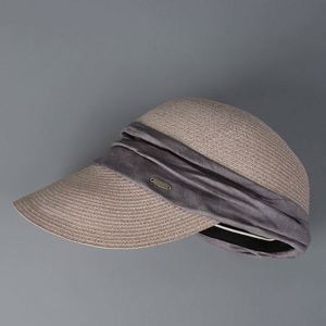 Gorra de Béisbol Retro Primavera-Verano 2025, para Mujer, con Visera Ancha, Diseño de Tela Combinada, Protección Solar - Product Image 4