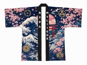 Disfraces de Anime Yukata para Festivales de Verano, Abrigo Happi Japonés, Sublimación, Estilo Japonés <span class=keywords><strong>Haori</strong></span> para Unisex - Product Image 1