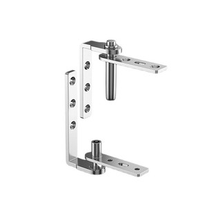 Charnières en acier inoxydable Arno, pivotantes à 180 degrés, pour portes doubles, idéales pour le verre et les salles de bain - Product Image 1