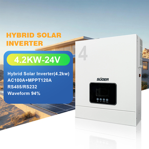 सुओयर हाइब्रिड सौर इनवर्टर सिंगल आउटपुट एसी टाइप 4.2kw के साथ 4.2kw - Product Image 1