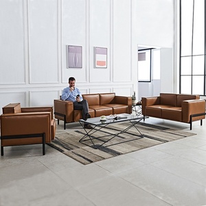 Ensemble de canapés fonctionnels MIGE, fauteuil inclinable moderne, ensemble de canapés en cuir 7 places, fauteuil de bureau, canapé de loisirs, canapés de bureau en cuir synthétique - Product Image 2