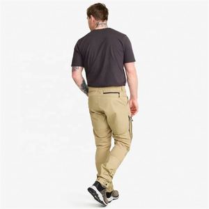 Pantalones cargo de Alta calidad de color caqui con múltiples bolsillos, pantalones informales para deportes al aire libre para hombre - Product Image 3