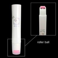 Tubes souples ovales en aluminium/plastique à bille pour mascara, crème contour des yeux, soins de la peau, huile pour cuticules, visage