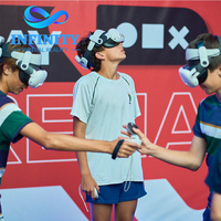 Sistema de Realidad Virtual Free Roam, Simulador de Batalla de Disparos Multijugador, 4-10 Jugadores, Equipo Inalámbrico para Parques de Realidad Virtual y Parques Temáticos