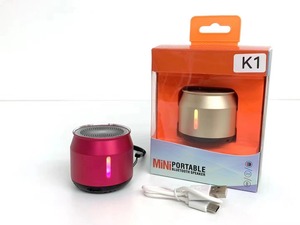 Mini Portable <b>Speaker</b> RGB LED Light <b>Wireless</b> Audio <b>Speaker</b> Carry Strap for Party Outdoor Use - Product Image 5