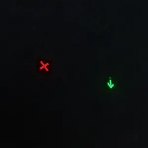 Di alta qualità 600mm * 600mm rosso croce verde freccia luci di controllo del traffico per la vendita