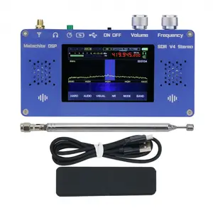 Malachite DSP SDR V4 1.10D Hardware Stereo-Radio empfänger mit eingebauter Lithium batterie aus Aluminium gehäuse