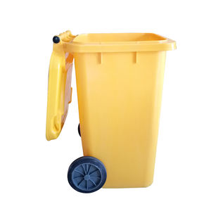 100 Liter Plastic Dustbin Garbage Bin Outdoor Removable Trash Can Waste Bins With 2 Wheels