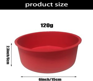 Moule à gâteau en silicone personnalisé, doublures en silicone, moules à gâteau ronds, plaque de cuisson antiadhésive à démoulage rapide, adapté aux cheesecakes - Product Image 2