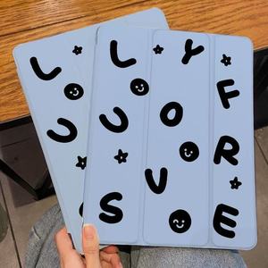 Cute Cartoon Tri Fold Tablet Protective Case Anti Drop <b>Cover</b> For iPad Air7 M3 A16 10th Gen Air1 2 4 5 - Product Image 2