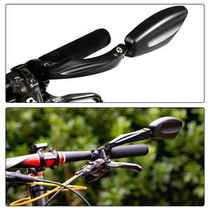 Espejos universales ajustables para ciclismo para BMX Mountain MTB Bike manillar de bicicleta espejo retrovisor amplio rango vista trasera - Product Image 5