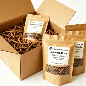 Thé de racine de pissenlit torréfiée biologique naturelle à marque privée, prix de gros usine Chine, complément alimentaire en racine séchée coupée pour infusion - Product Image 2