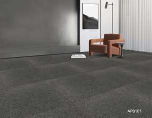Dalles de moquette autocollantes légères et écologiques avec support en feutre, dalles de moquette amorties pour bureau, chambre, sous-sol, salle de golf - Product Image 3