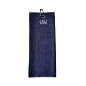 Serviette de golf légère en microfibre, séchage rapide, haute absorption, design portable avec logo brodé pour les voyages et le camping - Product Image 1