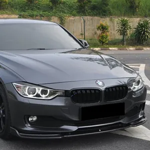 Pour F30 F31 335i 330d 325d 320i 328i Non M Sport 2012-2019 Kit Carrosserie Tuning : Lame de Pare-chocs Avant et Diffuseur - Product Image 2
