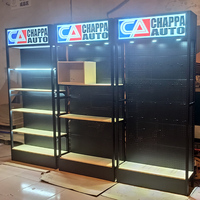 Fanghua Store Présentoir mural en métal pour panneau perforé, étagère de décoration de magasin Présentoir de présentation.