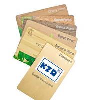 Kunden spezifische leere Rfid Smart Chip Holz karte Laser gravierte Nfc Business Holz karte