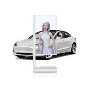 Écran OLED transparent interactif numérique Raybo 55 pouces HD AI avec écran tactile humain, affichage numérique haut de gamme pour l'exposition, OTS-005 - Product Image 1