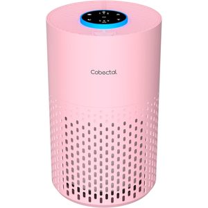 เครื่องฟอกอากาศโคเบคทัลสีชมพู ฟิลเตอร์ 3-in-1 ครอบคลุมพื้นที่ 1050 ตร.ฟุต ฟังก์ชั่นอโรมา โหมดสลีป พกพาสะดวก - Product Image 1