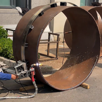 Robot de soudage MIG automatique à installation facile, machine de découpe de tubes, nouvelle chariot de découpe pour tracteur, courroie en acier inoxydable hautement élastique
