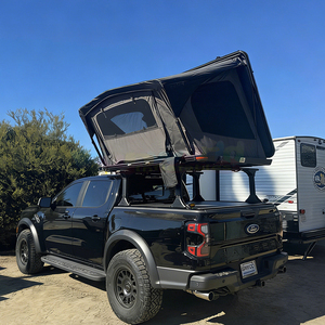 Tente de toit rigide pour SUV, 4 personnes, en aluminium, avec panneau solaire, pour camping et randonnée - Product Image 4
