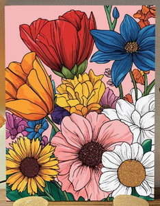 Décoration d'intérieur : <span class=keywords><strong>Peinture</strong></span> <span class=keywords><strong>acrylique</strong></span> <span class=keywords><strong>tournesol</strong></span> peinte <span class=keywords><strong>à</strong></span> la main, thème floral style européen, <span class=keywords><strong>peinture</strong></span> par numéros facile <span class=keywords><strong>à</strong></span> réaliser soi-même - Product Image 5