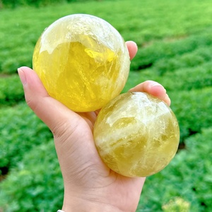 Esfera de Citrino al por Mayor, Hecha a Mano con Cristal Pulido, un Regalo Perfecto para Fiestas como Pascua y Decoración del Hogar - Product Image 2