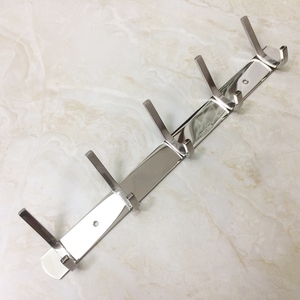 HF personnalisé miroir finition salle de bain montage mural patère support acier inoxydable vêtements crochets - Product Image 4