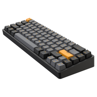 Teclado Mecánico Gamer CNC de 67 Teclas, Teclado Programable Árabe, Teclado Mecánico Inalámbrico RGB de 84 Teclas