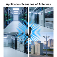 Antenne à ventouse à polarisation verticale à gain élevé 4G LTE 3-5dBi 700-2700MHz omnidirectionnelle à montage magnétique pour routeur sans fil LoRa