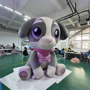Mascota Inflable Personalizada TianYi Tech, Peluche Publicitario <span class=keywords><strong>de</strong></span> Peluche Suave, Perro Inflable para Eventos y Promociones - Product Image 4