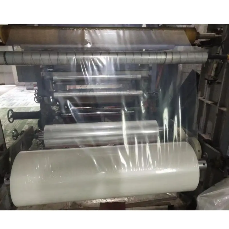 LLDPE küçülen Film polietilen germe plastik Film tepsi sarma ambalaj filmi