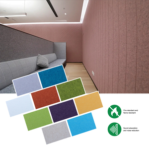 Panneaux acoustiques en polyester, panneaux acoustiques en PET, matériau <span class=keywords><strong>anti</strong></span>-<span class=keywords><strong>bruit</strong></span>, revêtement mural acoustique - Product Image 4