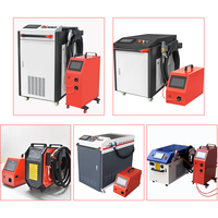 Machine de soudage laser portative à fibre optique multifonctionnelle avec triple alimentation automatique de fil laser, pièces d'équipement laser