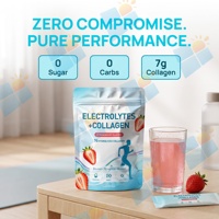 Mélange de poudre de collagène électrolytique avec formule de collagène hydrolysé pour l'hydratation et le bien-être beauté, marque privée OEM