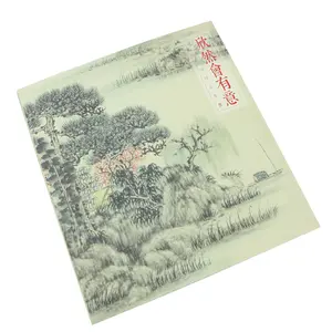 Wholese-Libro de pintura china a todo Color, colección de reconocimiento de arte, Encuadernación perfecta, impresión