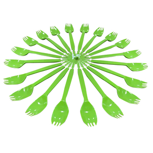Cuillère en plastique personnalisée 20 cavités, moule de modèle d'injection de fourchette - Product Image 4