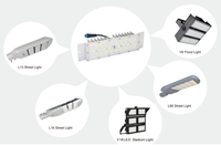 Modul Lampu Jalan LED Tahan Air IP66 200w 50W 100W 150W 250W 300W 400W 500W 5050 SMD PCB Board Modul Lampu Jalan LED