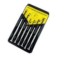 Juego de 6 Destornilladores de Precisión, Mini Kit de Destornilladores Phillips para Reparación de Relojes, Gafas, Celulares, Juguetes Electrónicos, Herramientas Manuales