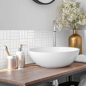 Jorunns Self-adhesive <strong>Tiles</strong> Sticker <strong>Stick</strong> <strong>on</strong> Wall 3D Wallpaper 12*12icnh <strong>Black</strong> Peel <strong>Stick</strong> Wall <strong>Tiles</strong> - Product Image 6