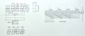 0.56 inch 4 chữ số ánh sáng màu xanh Độ sáng cao 7 đoạn dẫn hiển thị mô-đun phổ biến cathode kỹ thuật số Bảng điều chỉnh Meter cho Diy dự án - Product Image 3
